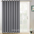 Grey Sliding Door Curtains